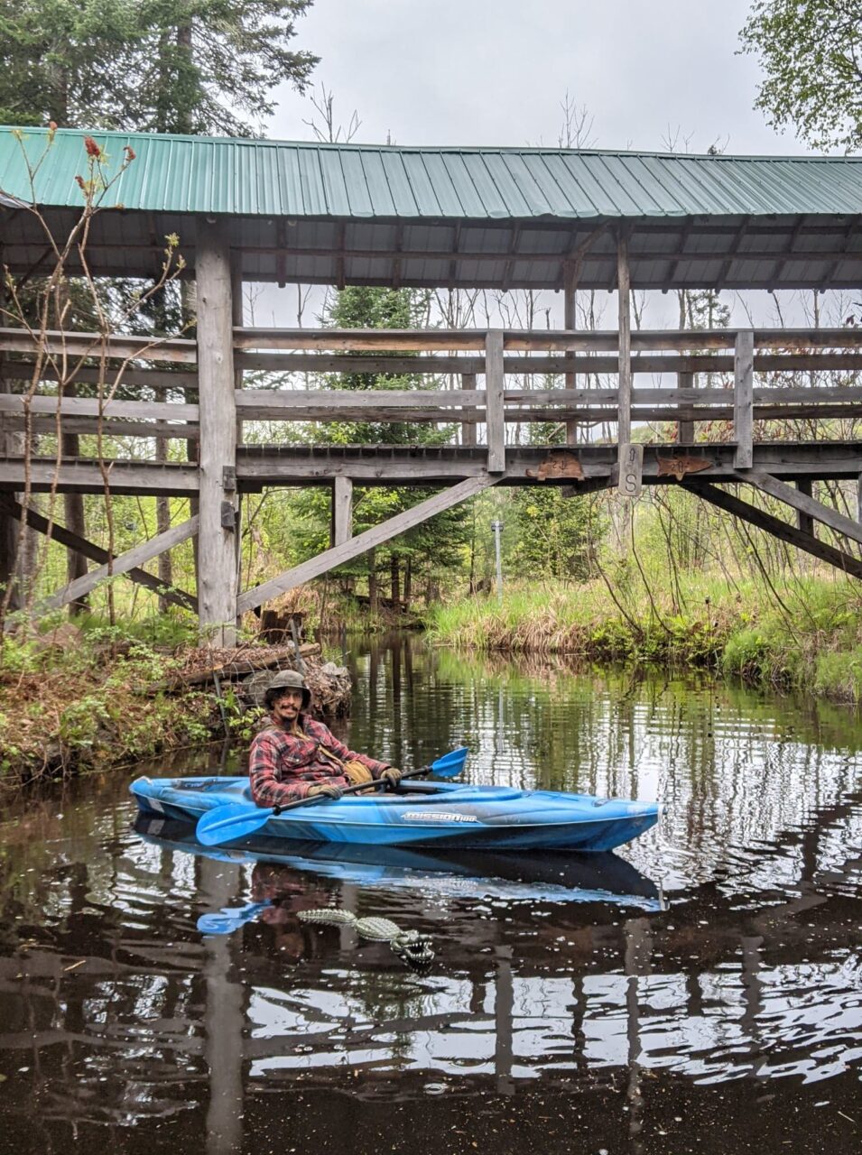 Kayak dans un Labyrinthe